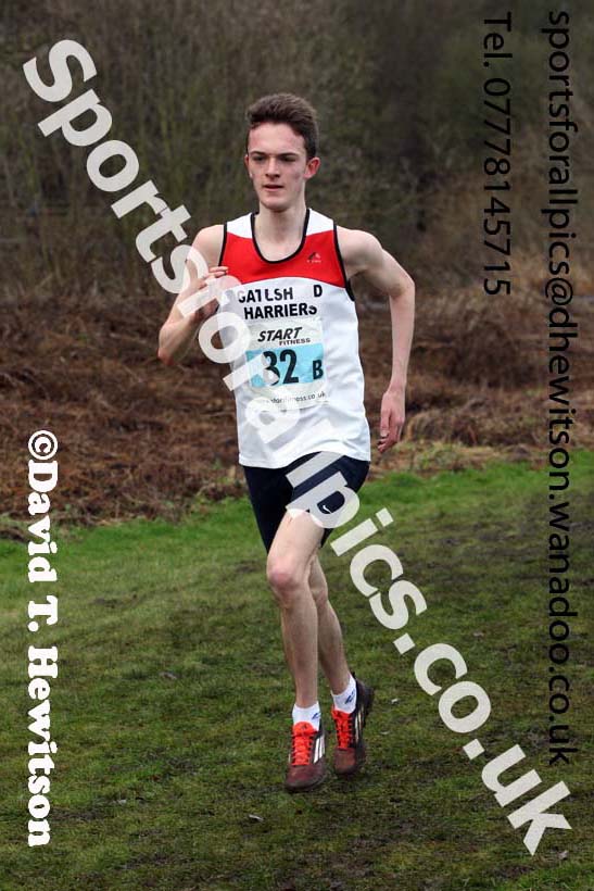 Senior mens Durham Cathedral Cross Country Relays, Maiden Castle, Durham. Photo: David T. Hewitson/Sports for All Pics